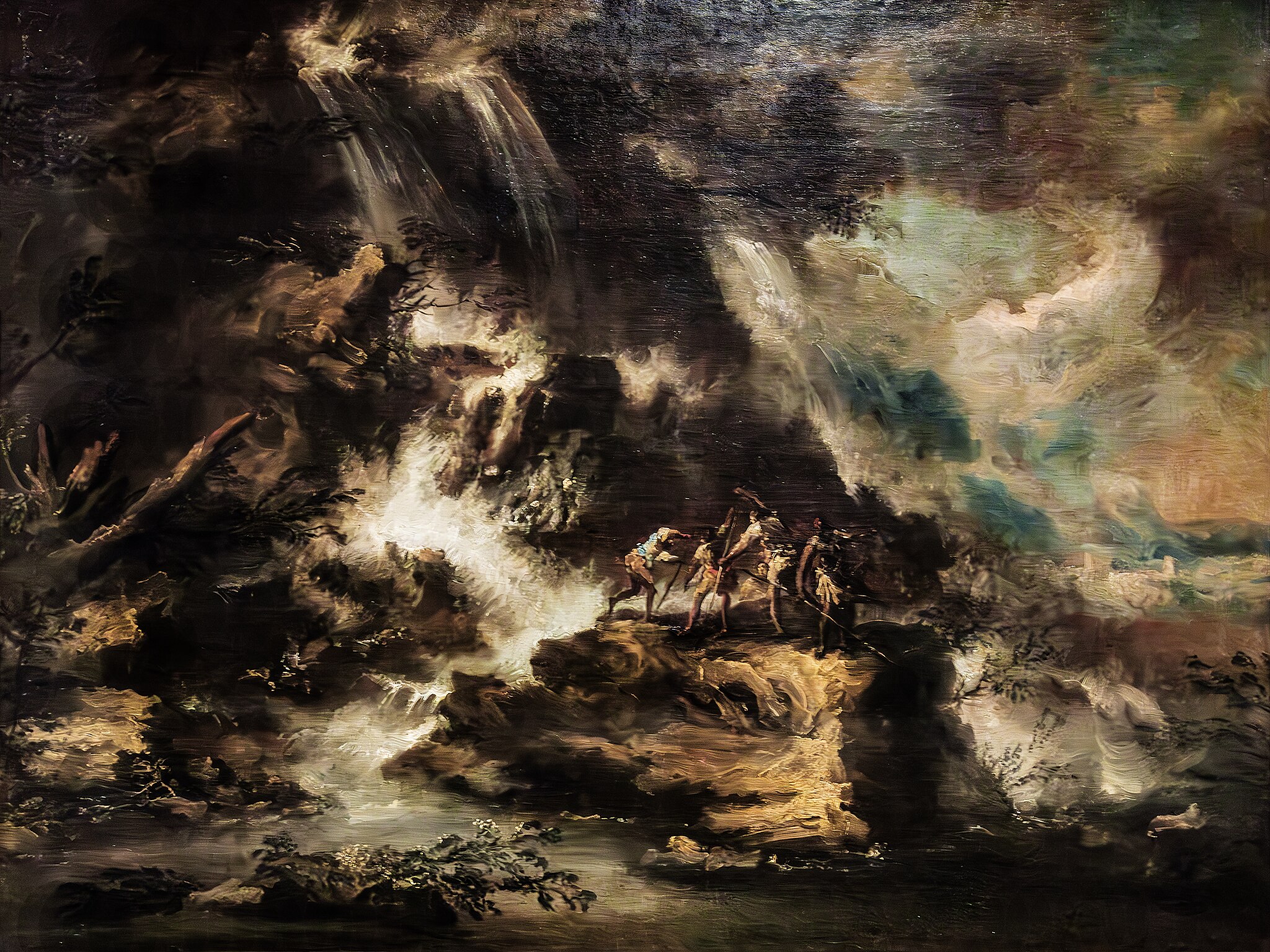 Landscape with a Waterfall